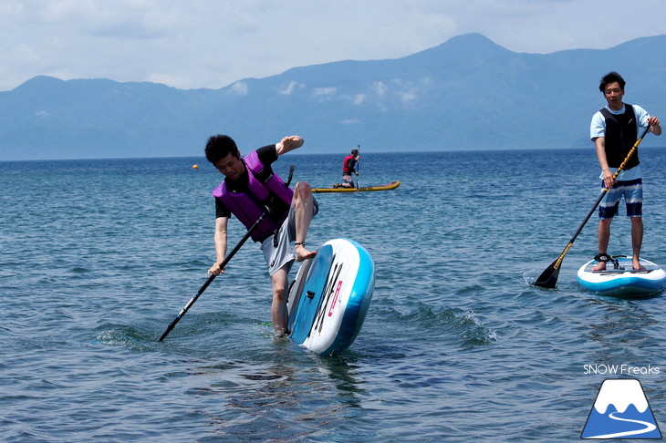 パドルクラブ 話題のアクティビティ『SUP』無料体験試乗会 in 支笏湖